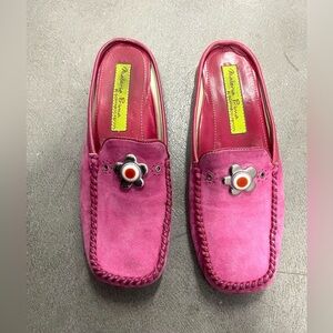 Vintage Women’s Y2k 90’s‎ Materia Prima By Goffredo Fantini Suede Slip On Shoes